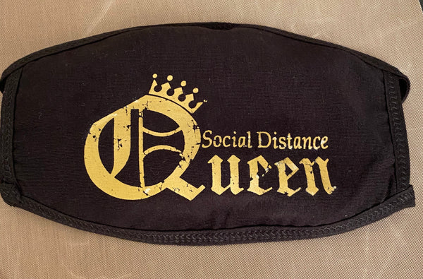 Social Distance Queen Mask